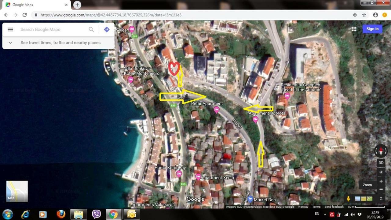 Absolute Apartman Cattaro Esterno foto